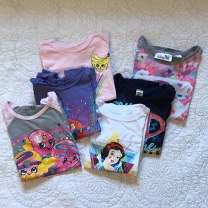 Group of 6 girls t-shirts
